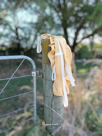 Organic canvas harvest bag YELLOW FIG