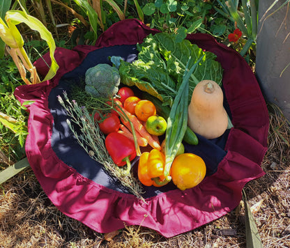 Organic canvas harvest bag YELLOW FIG